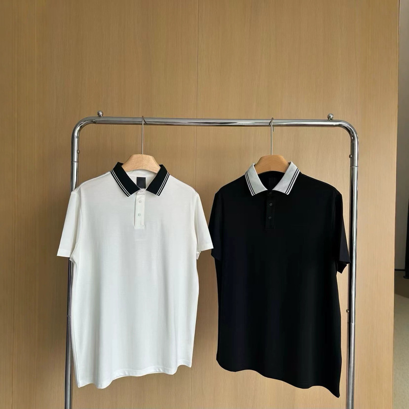 【Yy6152】Men's Summer Business Casual Versatile Golf Cool Simple Lapel Polo Shirt Short 【Yy6152】Men's Summer Business Casual Versatile Golf Cool Simple Lapel Polo Shirt Short