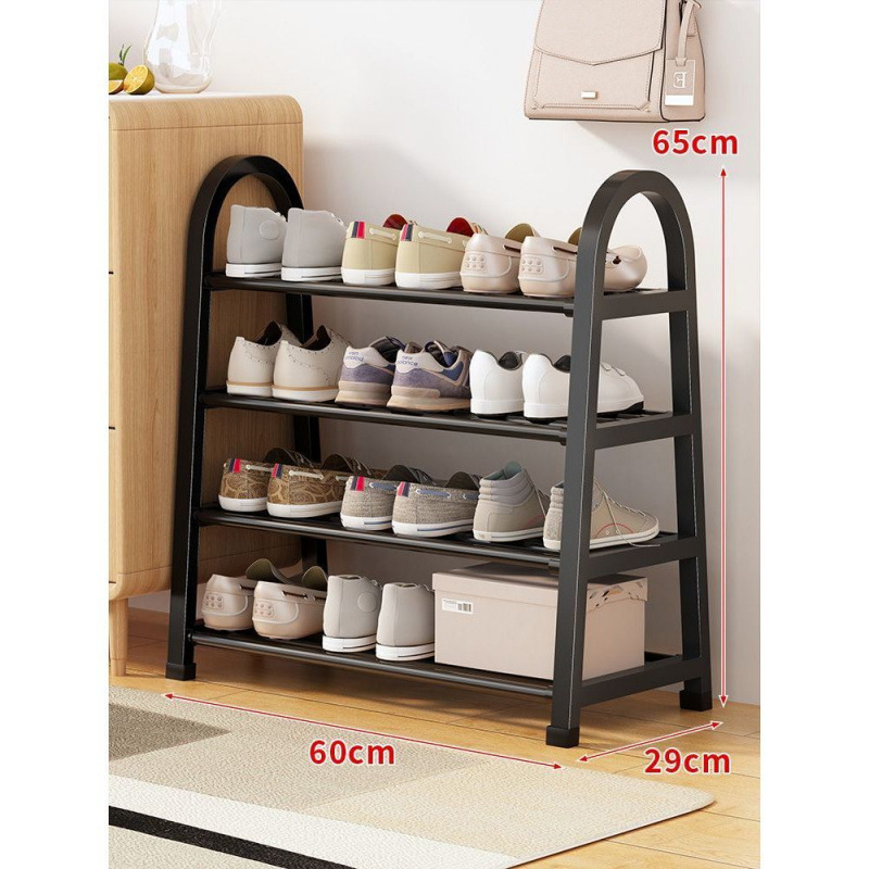 Estante de almacenamiento de zapatos multicapa de acabado de zapatos armario de zapatos puerta de entrada doméstica de alquiler puerta interior de almacenamiento de zapatos de artefactos