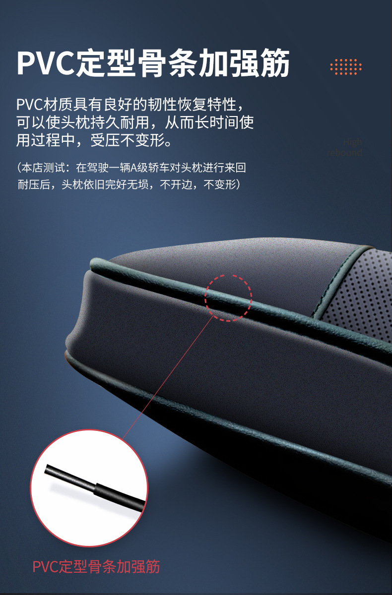 Genuine Leather Car Headrest, Neck Pillow, Car Cushion, High-End Set, Headrest and Lumbar Support, Car Pillow, Neck Pillow