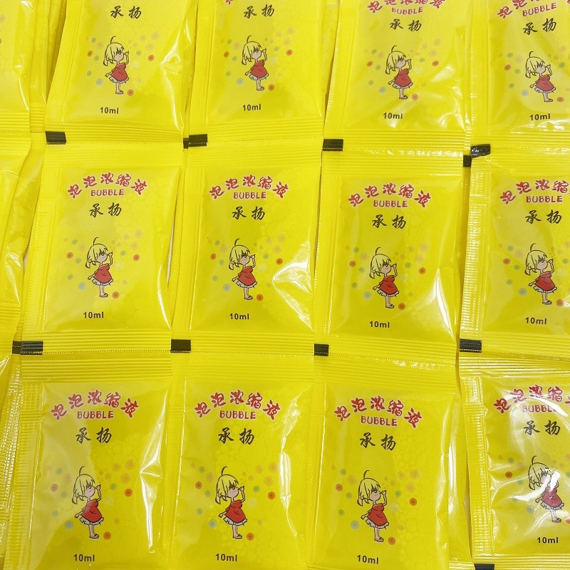 Burbuja de los niños juguete líquido burbuja pistola máquina burbuja palo burbuja soplado fabricante de agua concentrado 10ml al por mayor