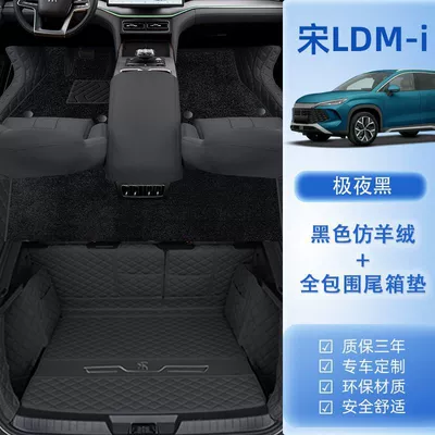 Blanket, Ayaqaltılar (Kovriklər) - 24-models-song-l-dm-i-package-b-original-car-extreme-night-black-black-imitation-cashmere-trunk-full-package