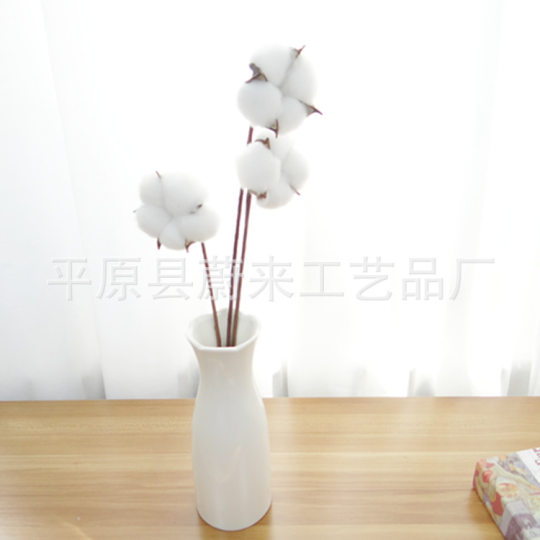 Cotton Dried Flower bouquet wholesale eternal flower decoration shooting props simulation flowers DIY Christmas color cotton dried flowers