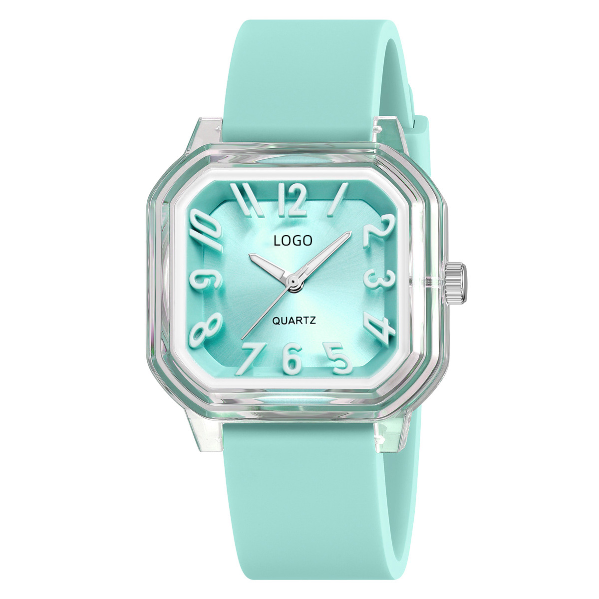 Verano color gelatina pequeña relojes frescos estudiantes de silicona correa de cuarzo impermeable relojes personalizados regalos de vacaciones personalizados
