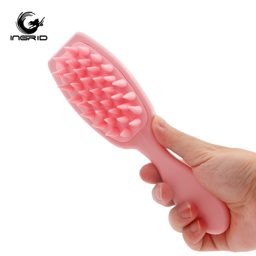 Household adult baby shampoo massage comb long handle shampoo brush hair scalp massage shampoo comb bath supplies