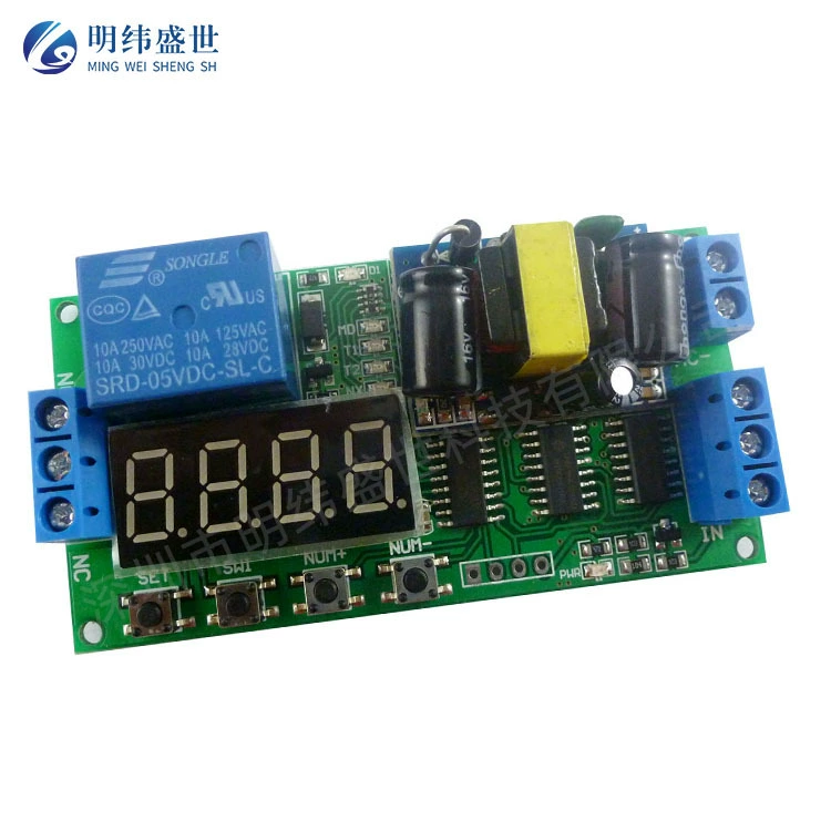 Светодиодный таймер PLC умный дом 110V/220V Многофункциональное реле задержки с цифровой трубкой