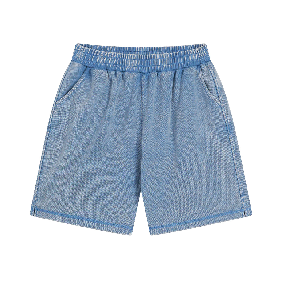 Pantalones cortos de verano 400g de algodón de perlas, agua de lavado para hacer viejos pantalones cortos de hombre, marca de moda de alta calle, pantalones de moda retro de hombre. image 9