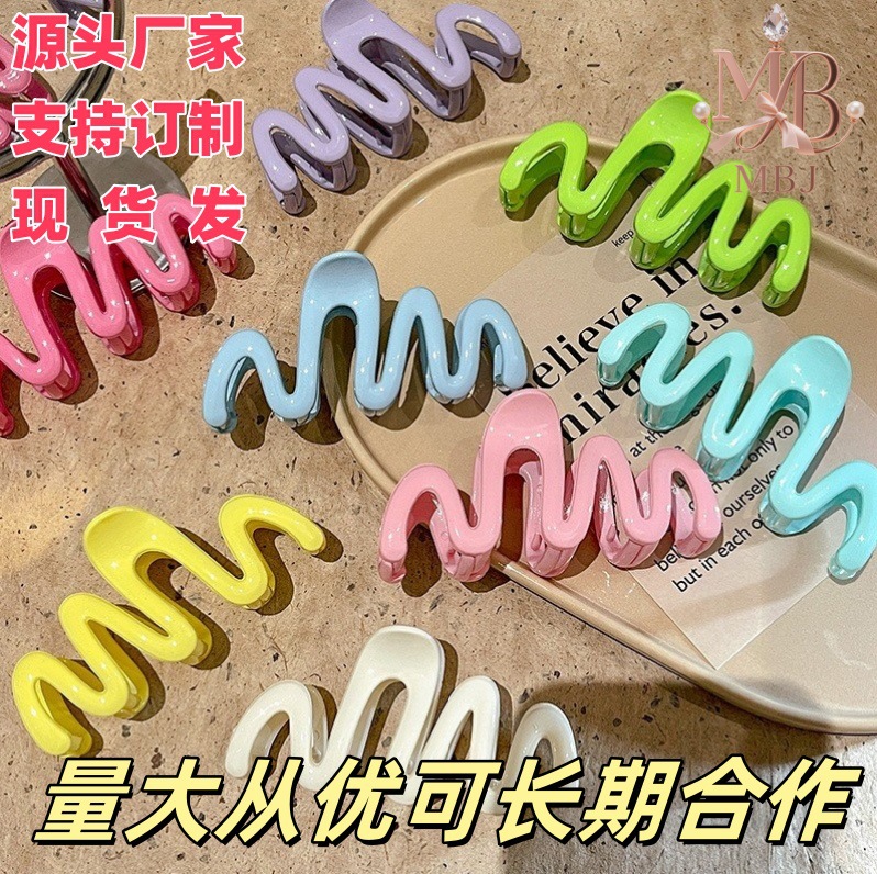 感中号发量春夏抓夹爪子发抓大号高级发夹女少头独特网红夹子发饰