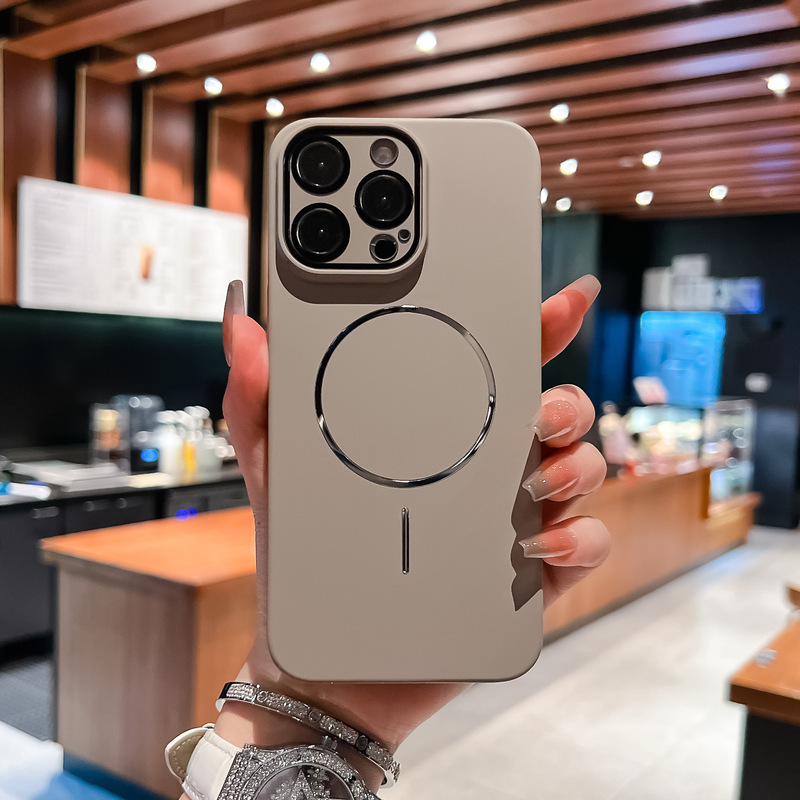 Apple 17PROMAX 携帯電話ケース 磁気吸着細いリング付き Apple 16/15/14 マットな肌触り 17PO 保護ケース|undefined