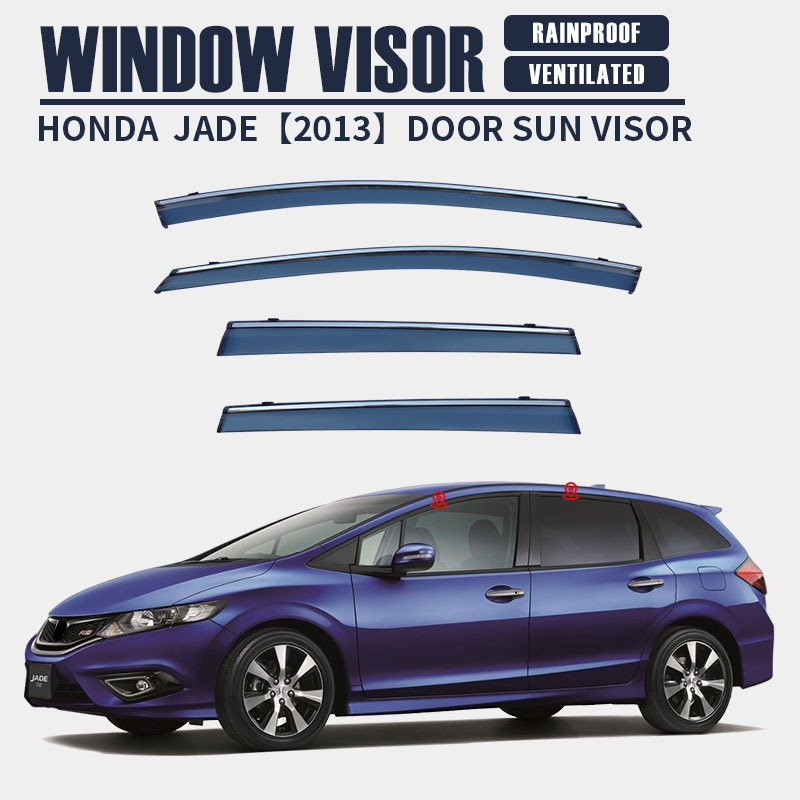 Suitable for Honda Jed car Window rain shield Jade RS Window visor
