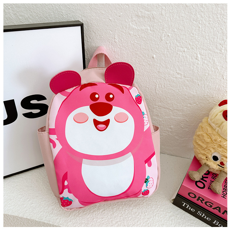 The new 2024 Kuromi kindergarten backpack is cute and cartoonized. It's a lightweight schoolbag and a cute snack bag for kids undefined