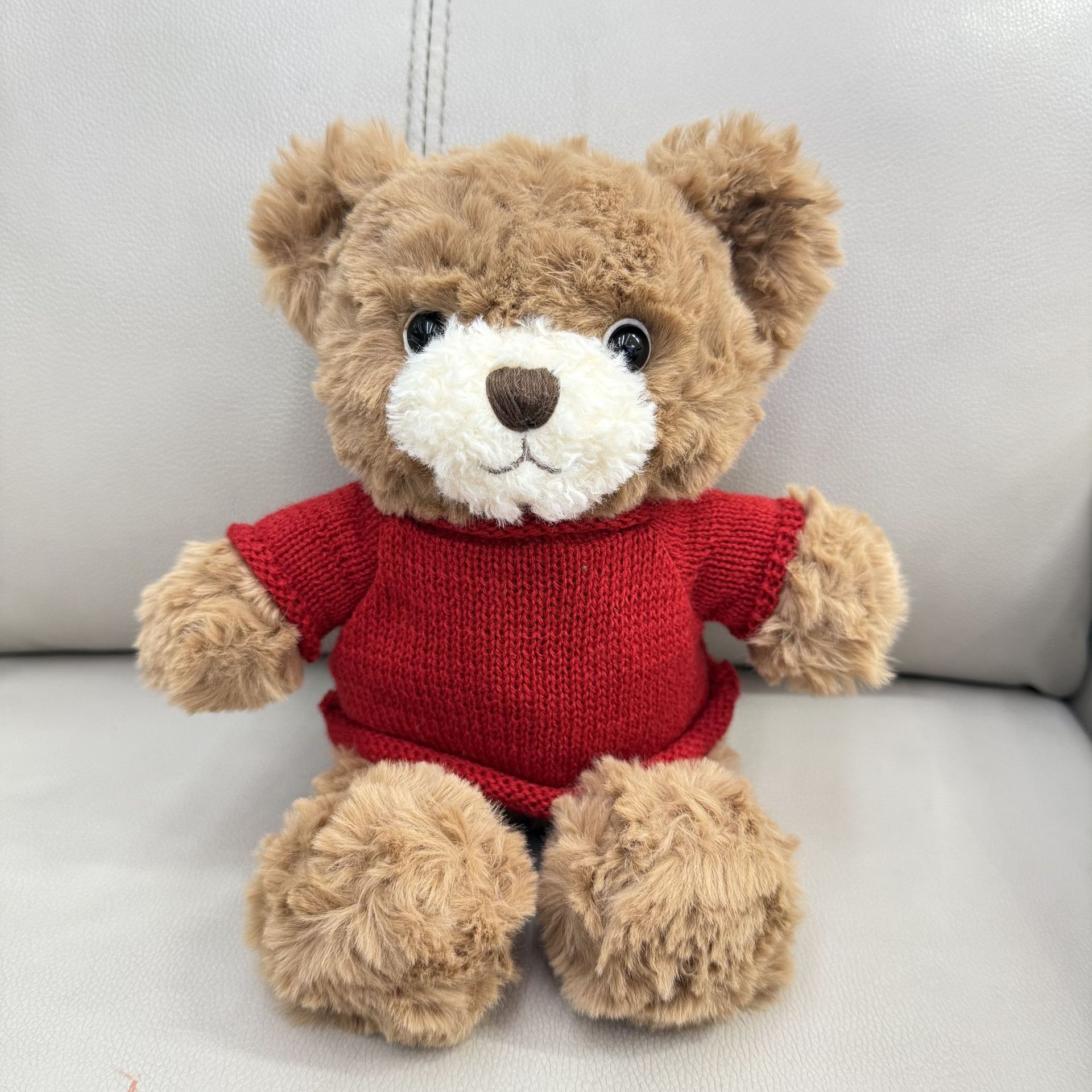 Máquina de muñecas agarrar 8 pulgadas ropa Teddy Bear juguetes de peluche impresión de muñecas LOGO regalos de eventos corporativos