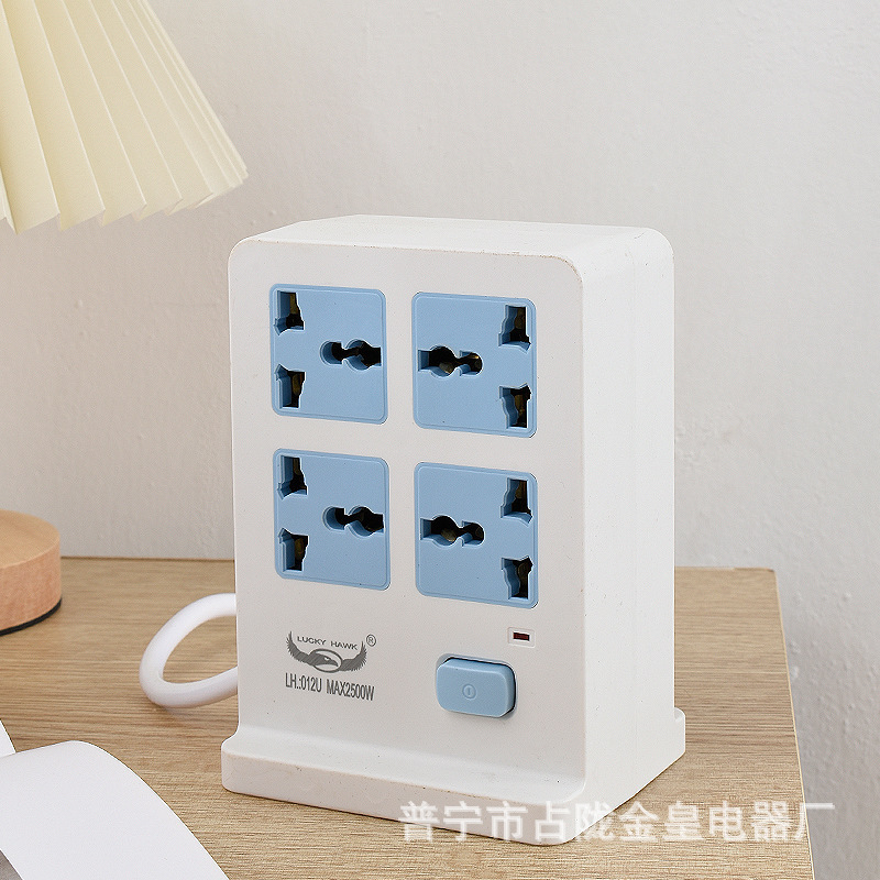 Exportación de comercio exterior enchufe de doble cara de escritorio vertical USB carga enchufe universal enchufe enchufe de fila de enchufe