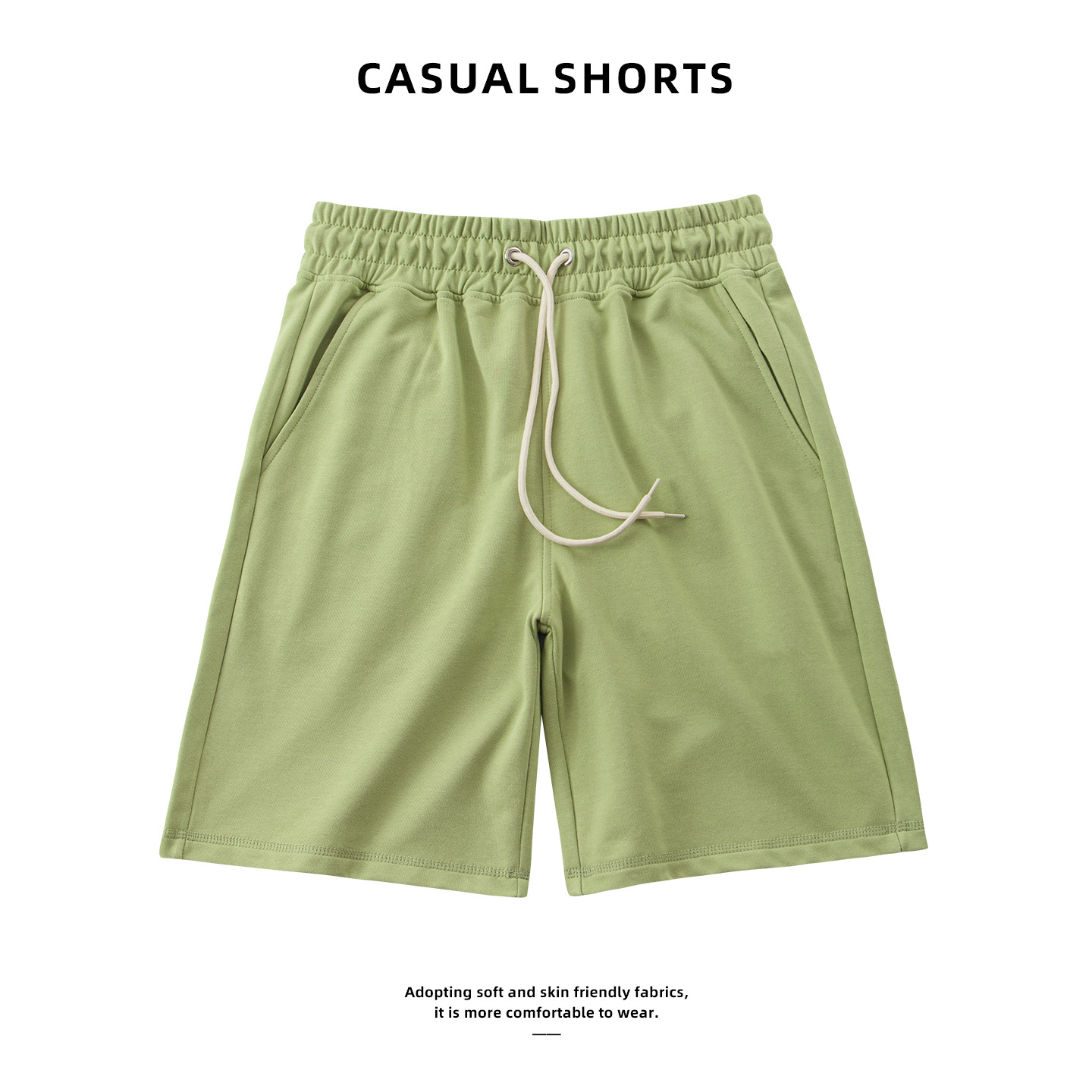 Pantalones cortos de algodón para hombres pantalones cortos para hombres y mujeres Pantalones deportivos casuales Pantalones rectos de moda versátiles pantalones calientes al por mayor