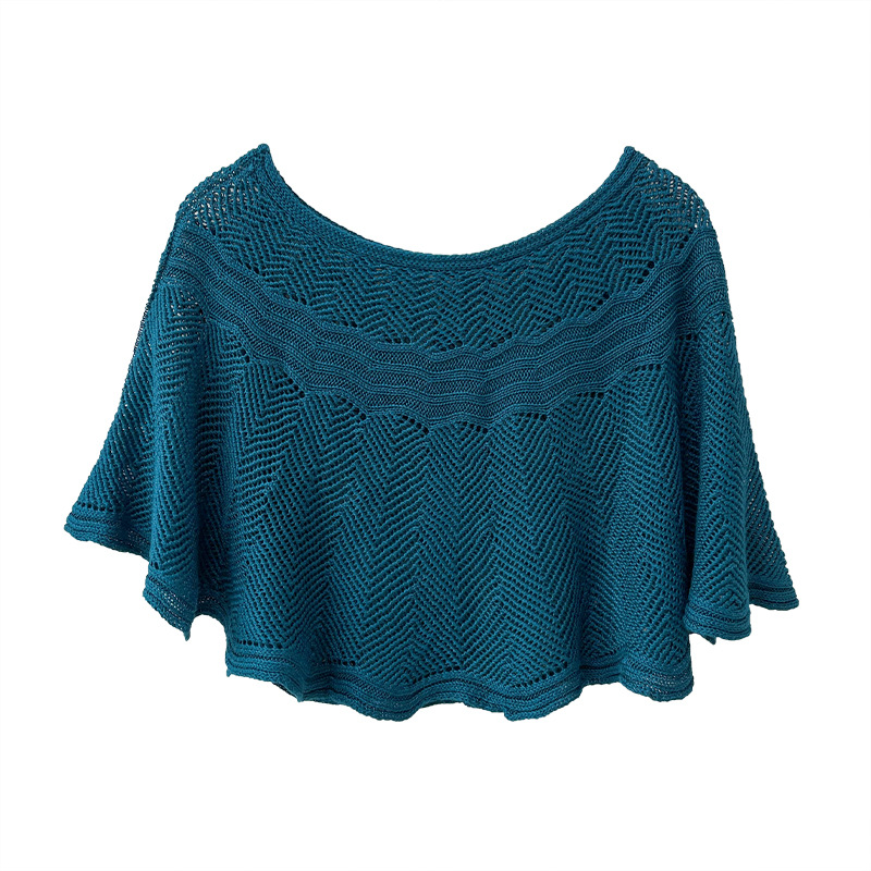 Nuevo jersey de seda de hielo de punto chal elegante de las mujeres todo-fósforo de primavera y otoño protección solar decoración de doble uso bufanda hombrera pequeño chal