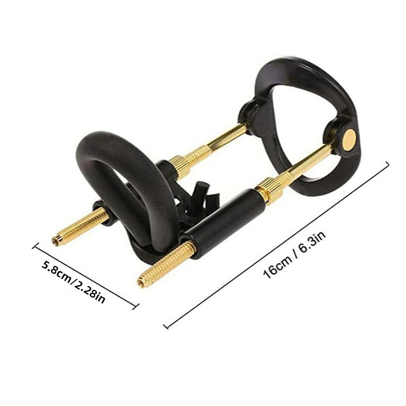 Male Penile Stretcher with Metal Bracket Connecting Ring, Manual Physical Exerciser — detail image 9