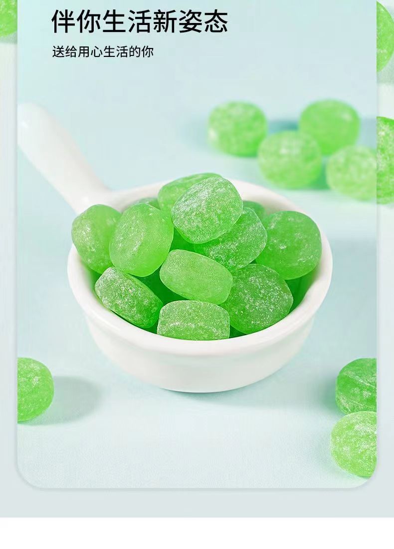 Menthol Mint Hard Candy Bo He Qing Liang Tang 1000g Bulk Pack Refreshing Candy for Wholesale in use