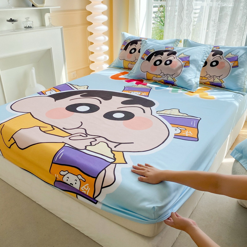 Colchón de cama de dibujos animados Cubierta antipolvo Cubierta protectora de colchón Cubierta protectora Niños 360 todo incluido Sombrilla de cama de flores al por mayor