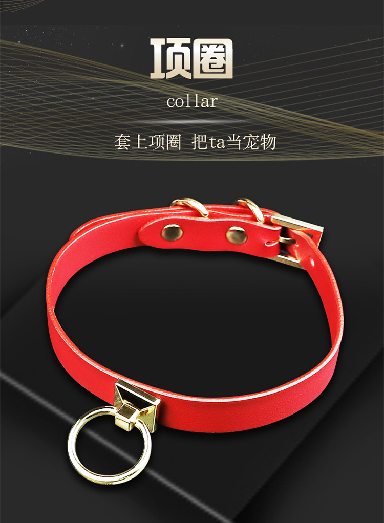 PU Leather Bondage Kit with Handcuffs, Nipple Clamps and Low-Temperature Candles in Black Storage Case — detail image 22