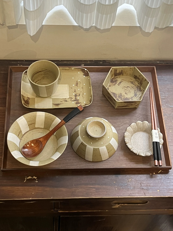 漫生活老板娘 桑榆晚景 一人食套装复古月子餐豪华托盘家用|undefined