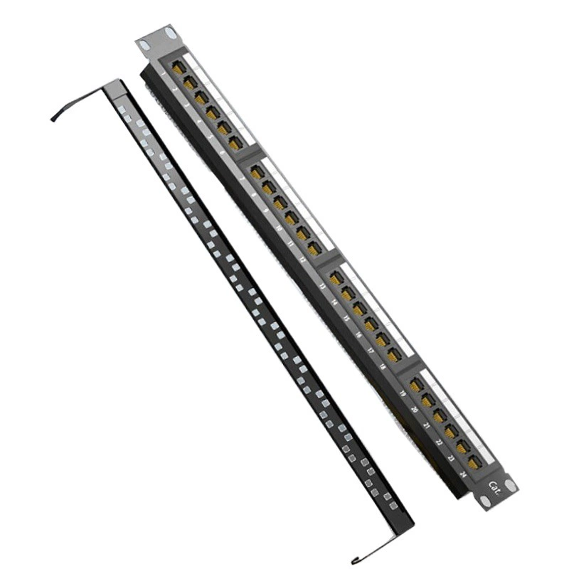 Интегрированная гигабитная сетевая распределительная рама категории 5e/6, 1U, 12/24/48 портов, без экранирования.