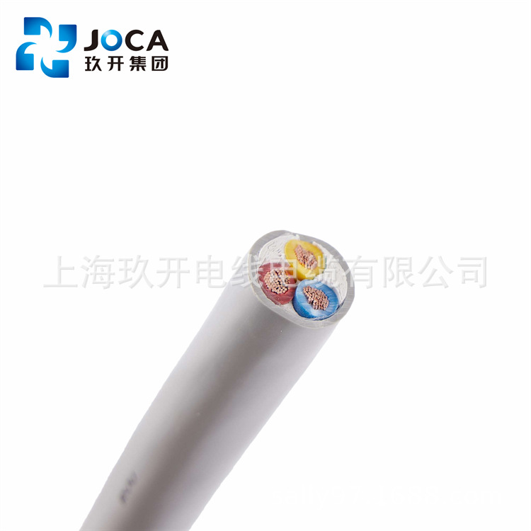 上海玖开 RVV2*0.5 /1.0 安防工程电源线 护套线 信号线 厂家现货