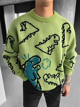 R 32627 Dinosaur Knit Sweater ������֯�� �羳��������ѷ