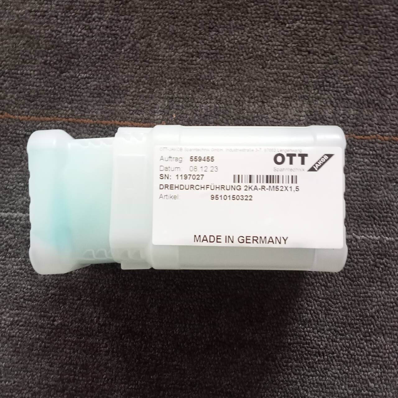 德国原厂旋转接头95.101.503.2.2机床主轴 全新原装