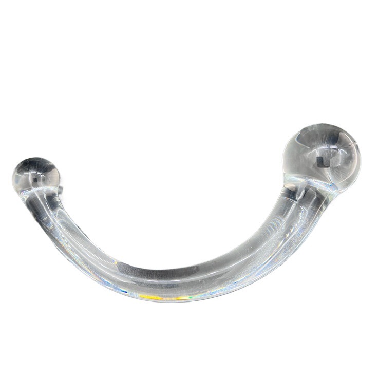 Extra Large 0326 Les Lala Sex Fun Products Thread Double Dragon Curved Den Adult Products Crystal Stick