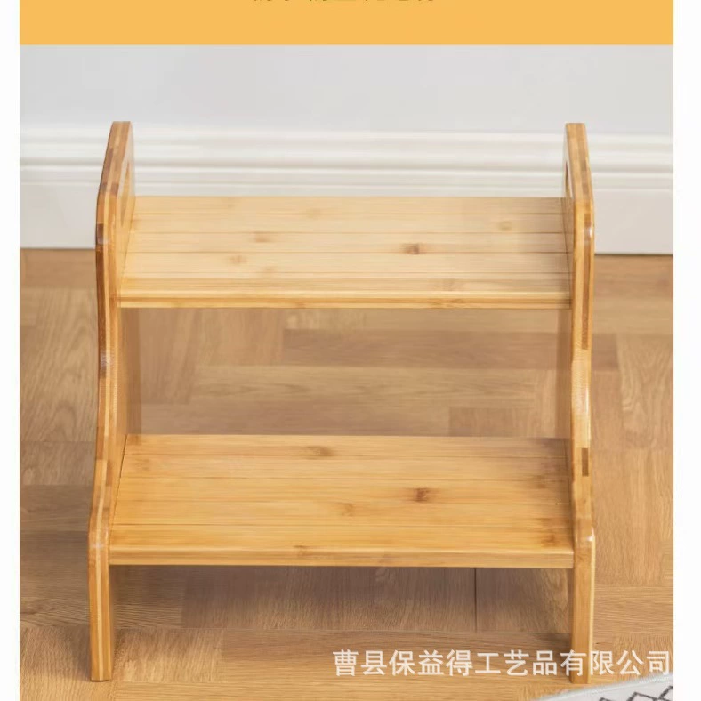 Простой деревянный детский стул для ног