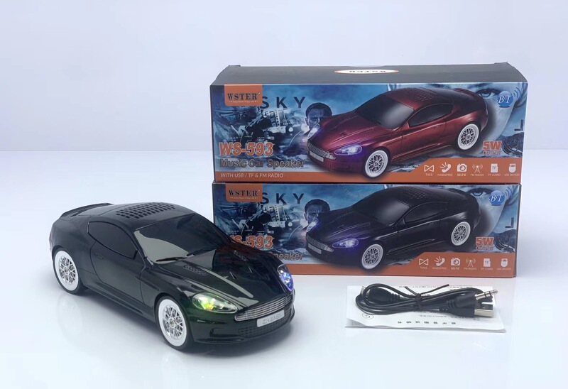 クロスボーダーWS-593アストンマーティン車モデルbluetoothスピーカープレゼント外国貿易車載ミニサウンドカードUSB|undefined