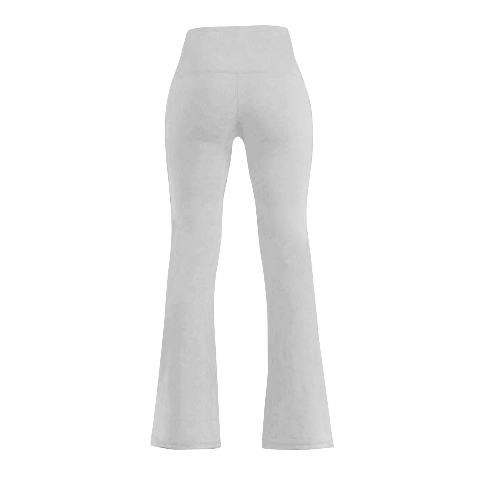 Women's Clothing fashionable slimming new high waisted high elastic solid color large leg pants casual yoga pants _voghion.com
