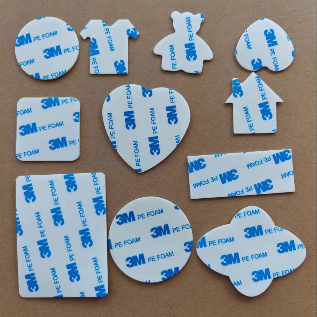 现货1600T无痕免钉PE泡棉双面胶卫浴挂件相框装饰可移海绵强粘