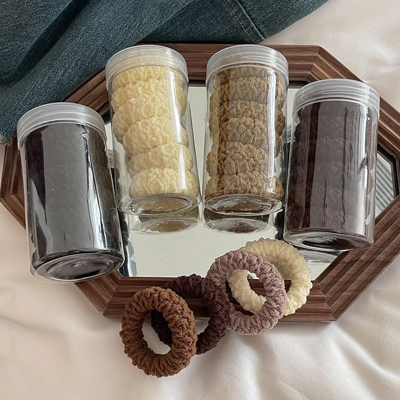 Cuerdas de cabello de cola de caballo de alta altura gruesa y gruesa de alta elástica 2025 nuevo cabello de alta calidad de banda de goma anillo de cabello para mujeres