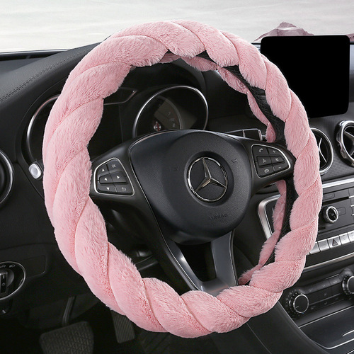 Factory Custom Car Steering Wheel Cover New Stylish Plush Steering Wheel Cover, Multiple Styles Available