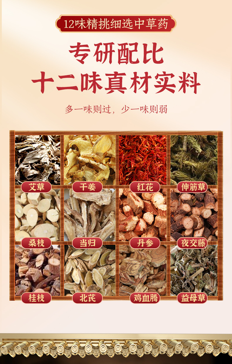 Twelve Herb Foot Soak Pack Lao Jiang Ai Cao Herbal Foot Bath Bags for Home Foot Soaking specifications