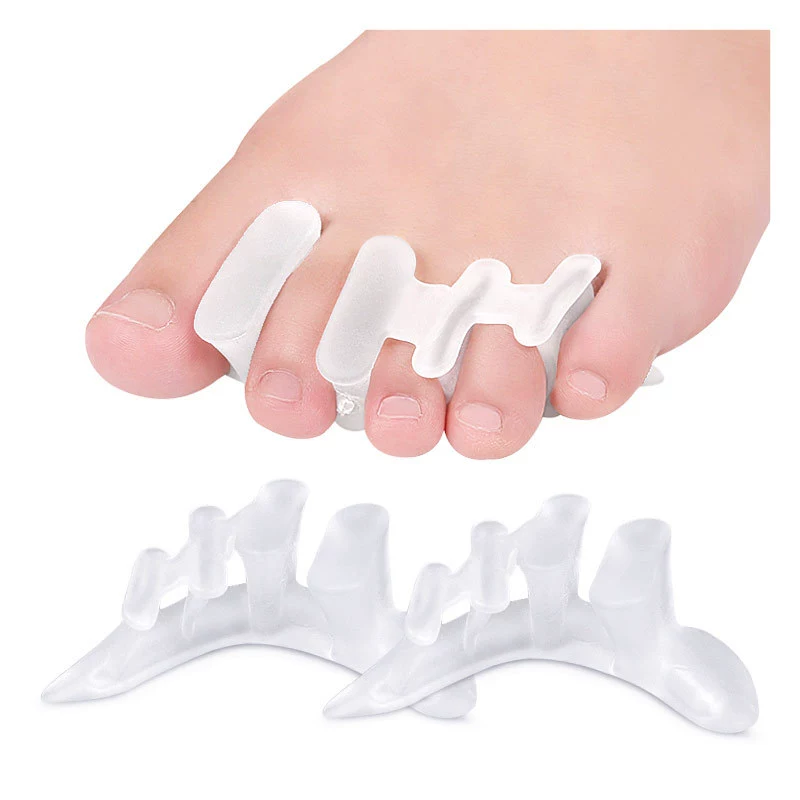 Зажим для стопы Hallux Valgus с разрезом пальца ноги Перекрытие Кости Большой стопы Коррекция пальца ноги Ортопедическая стелька