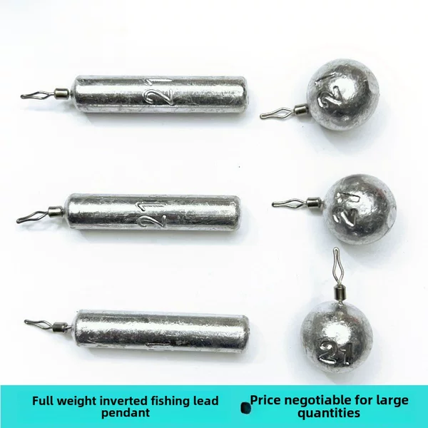 Xingyu factory wholesale reverse fishing lead pendant Luya lead pendant fishing accessories reverse fishing lead pendant fishing gear accessories