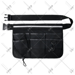 A one-piece dropshipping cross-border multi-pocket adjustable garden tool waist bag, garden cleaning waist bag
