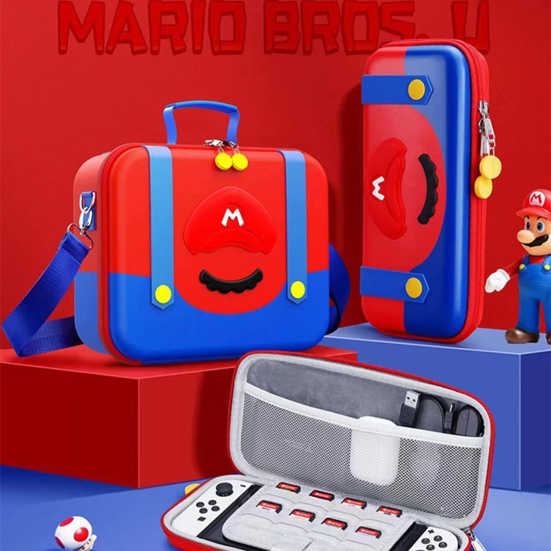 Switch storage bag switcholed hard shell bag Mario protective cover Nintendo ns game console accessories