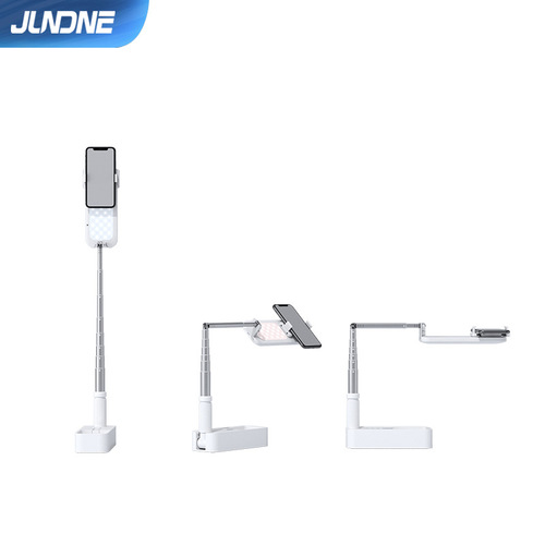 Junhong V6 Mobile Phone Overhead Shot Bracket Fill Light Wireless Bluetooth Desktop Foldable Multi-Function Internet Celebrity Live Box