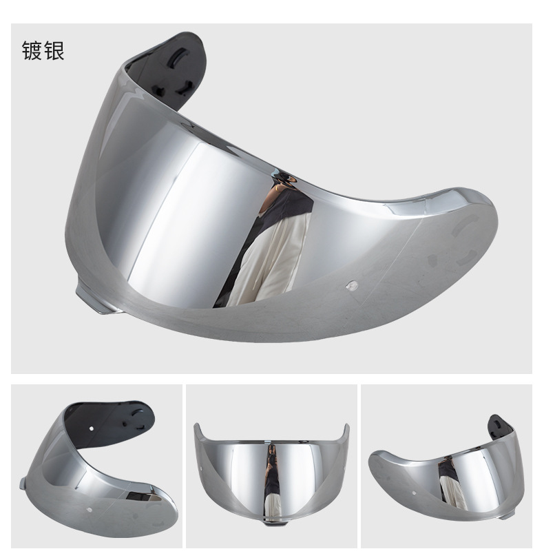 Motorcycle Helmet Cns-3C Lens Compatible with Neotec-3 Motorcycle Helmet, Windproof and Sunproof Safety Accessories, Cross-Lens