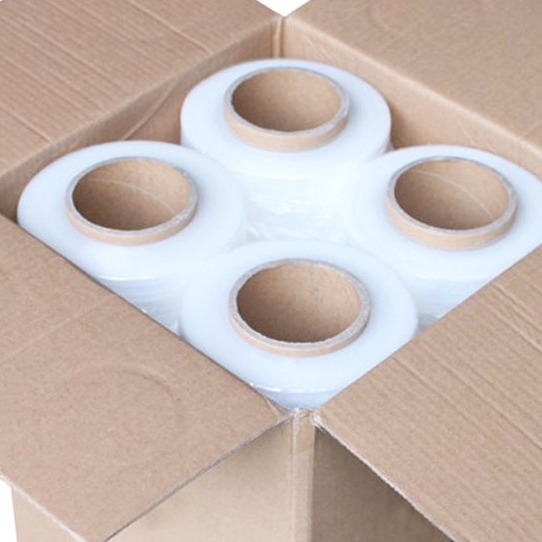 杭州厂家供应防护拉伸膜 透明塑料PE缠绕膜 50cmPE缠绕打包膜防水