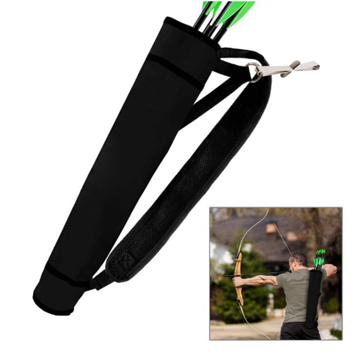 Cross-border outdoor archery bag competitive shoulder back waist bag cylinder quiver multifunctional tactical archery equipment