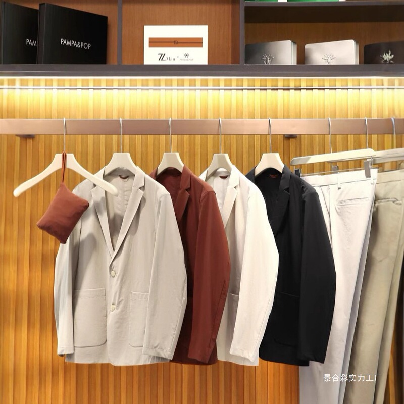 Keep It for Yourself! Light and Quick-Drying Technology Portable Storage Men's Business Work Clothing Elegant Casual Suit Jacket