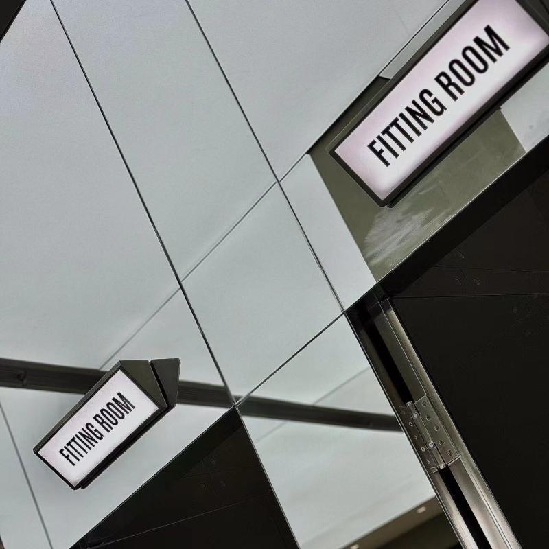 Lámpara de publicidad luminosa personalizada de belleza médica ajedrez y tablero club sala de prueba número de sala de oftalmología hotel caja puerta