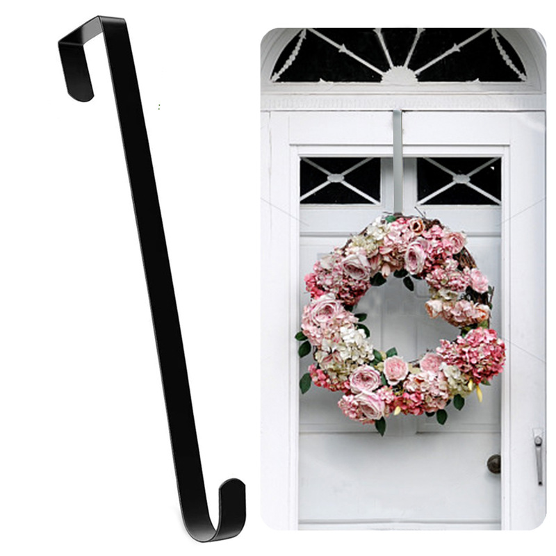 Manufacturer's Ready-Made Cross-Border Widened Version of Christmas Series Hooks Factory Supply Punch-Free Door Hooks Garland Hooks