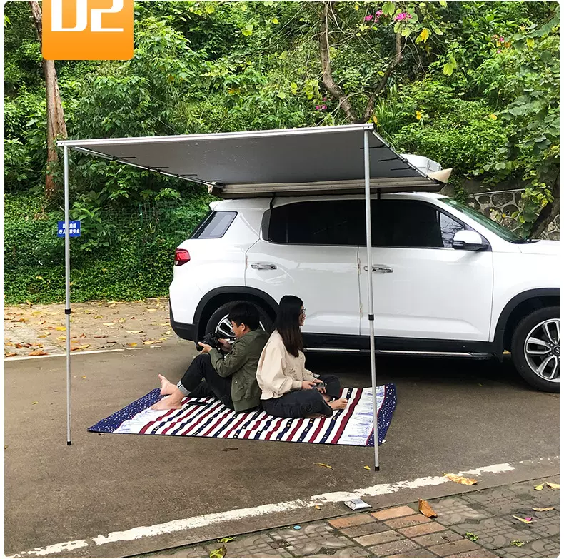 汽车遮阳棚SUV车边帐篷侧账天幕防水户外车载野营车顶户外露营