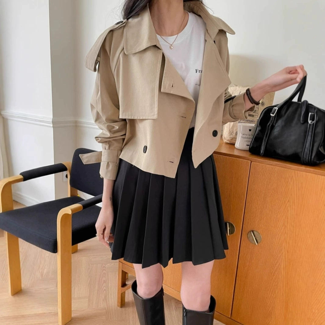 Brand autumn retro classic jacket, British style