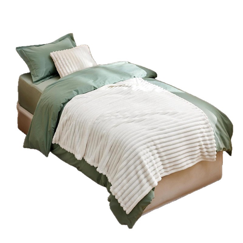 Nuevas mantas dormitorio sofá mantas blancas suaves de franela niñas lindas mantas de bebé comercio exterior transfronterizo