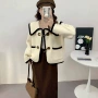 加厚外贸娃娃领宽松开衫